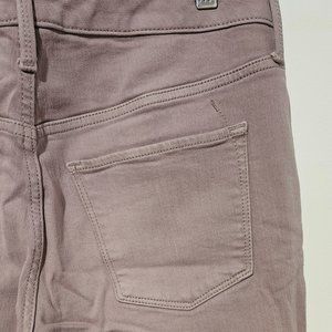 Mossimo High Rise Skinny Jeans Size 8 x 27 Power Stretch Purple Regular Pants